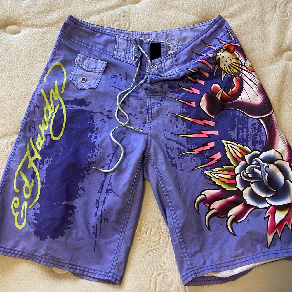 Ed hardy swim shorts